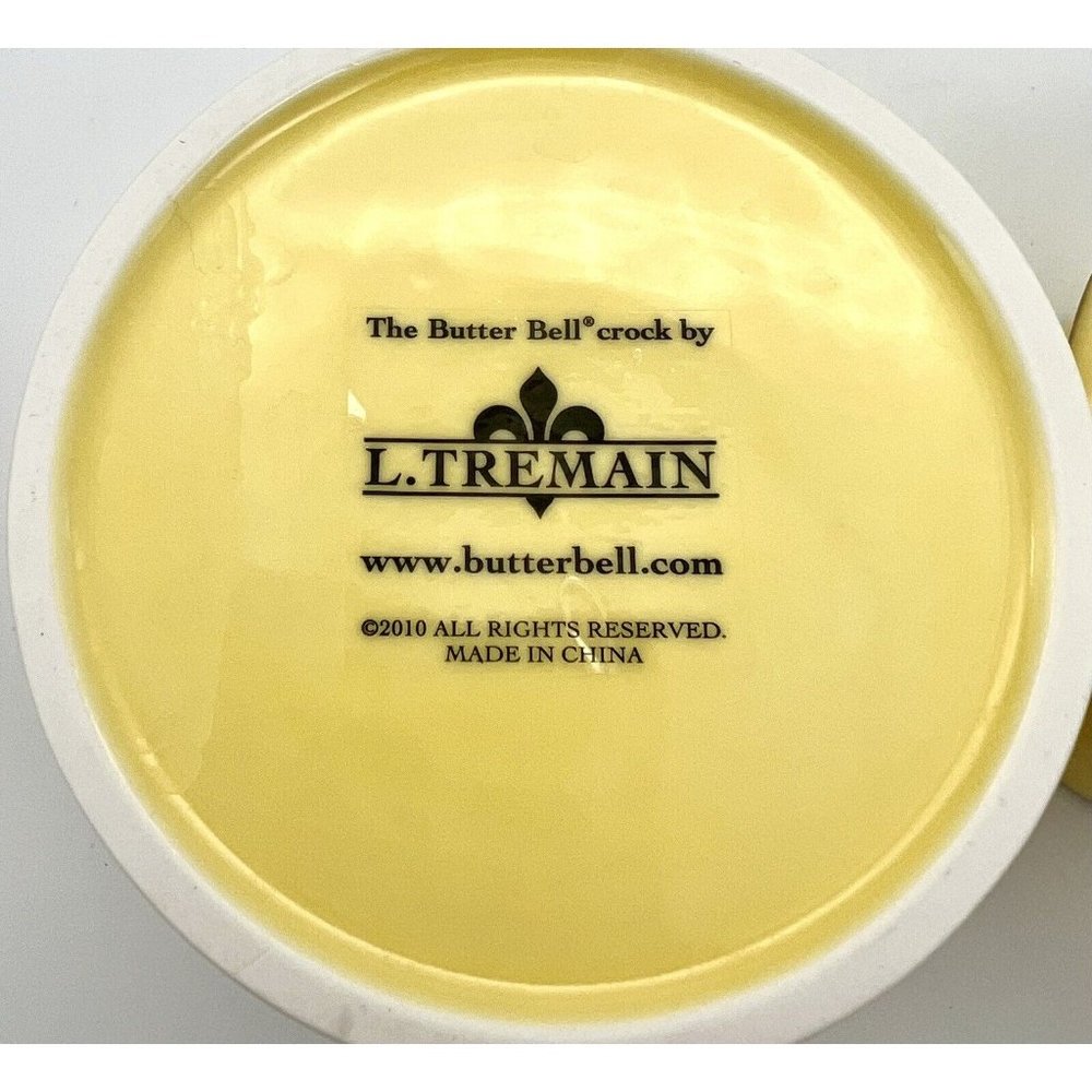 Butter Bell - The Original Butter Bell Crock by L. Tremain Yellow French Ceramic - Picture 5 of 5